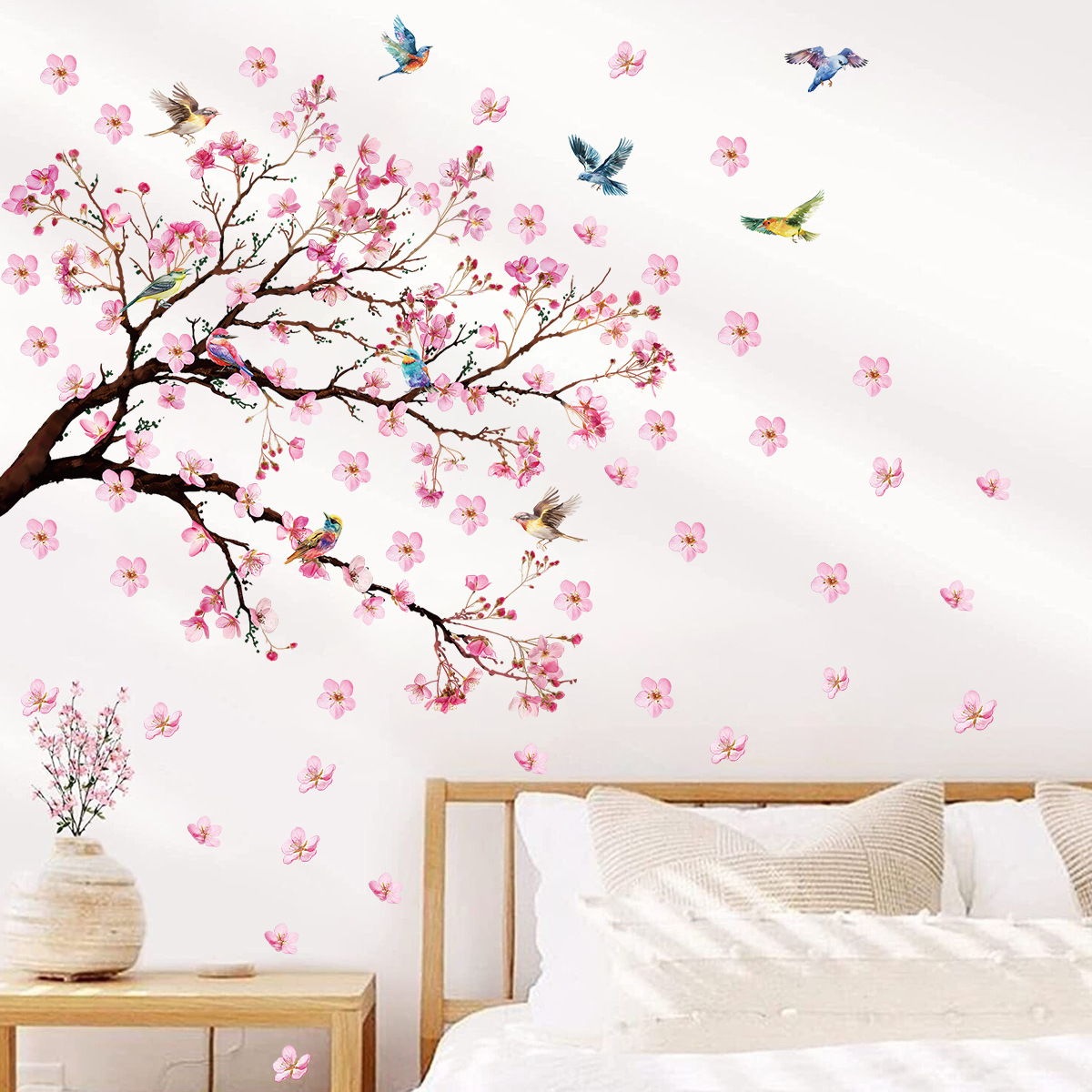 Baby Girl Nursery Quotes - 花と水彩のウォールステッカー,リビングルームの装飾,寝室,子供部屋,赤ちゃんの保育園,女の子へのギフト