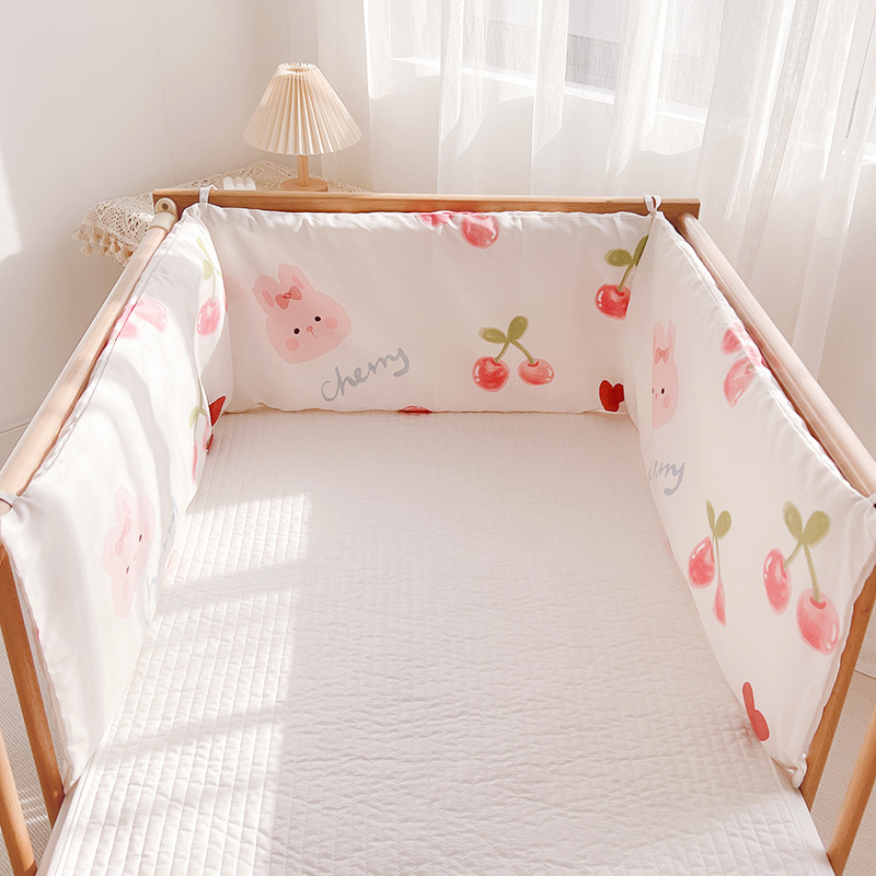 Baby Nursery Boy - 漫画のベビーベッドバンパー,ベビーベッドの周り,ロングバンパー,寝具セット,赤ちゃん,保育園,クレードル,男の子,女の子,180x28cm