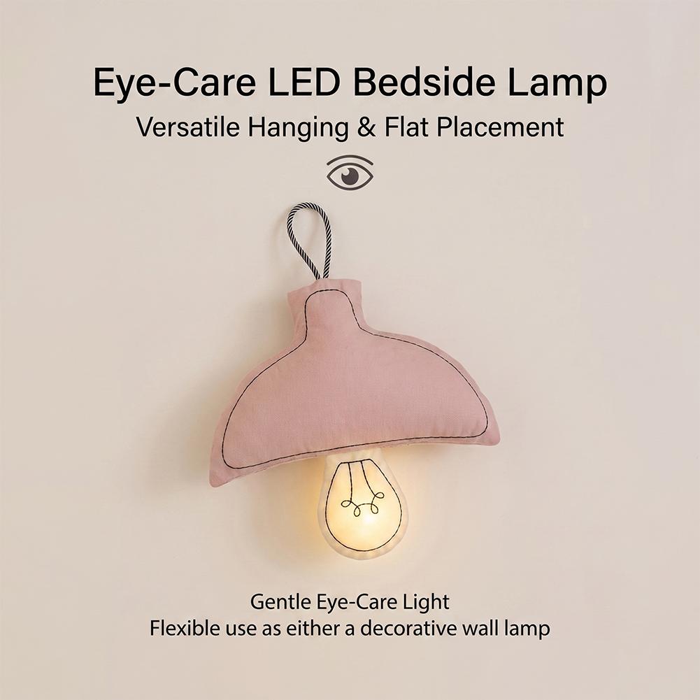 Baby Nursery Wall Lights - 充電式吊り下げ式LEDナイトライト 3色調光可能 目に優しいベッドサイドウォールランプ 赤ちゃんの授乳や子供の寝室の装飾に