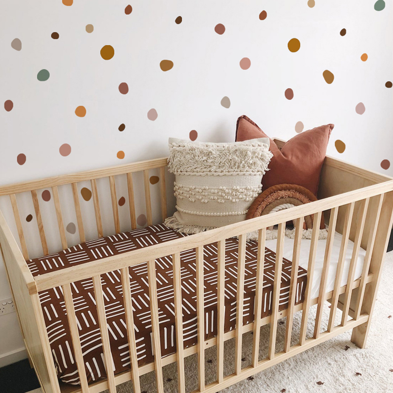自由奔放に生きる保育園水玉クリエイティブウォールステッカーキ - Baby Girl Nursery Quotes のレビューと価格