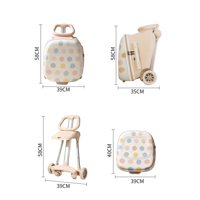 旅行用子供用荷物ケース 赤ちゃんが乗って歩けるベビーケース  - Baby Nursery Trolley のレビューと価格