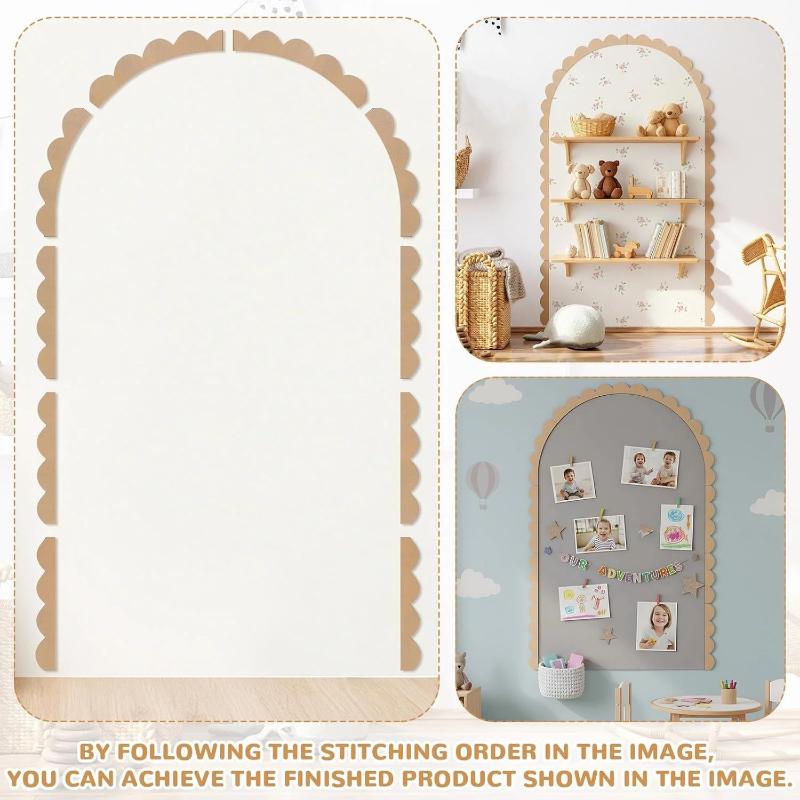 【新商品】木製ウォールアーチデコレーション DIY 未完成木 - Baby Nursery Frames のレビューと価格