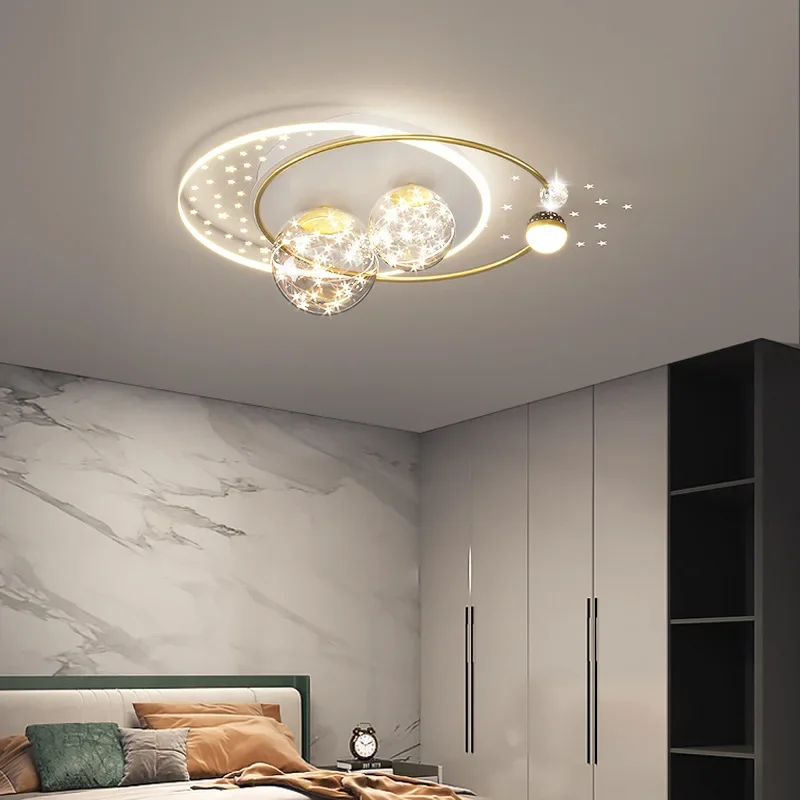 2025年北欧星空子供用シーリングライト調光可能、子供部屋子 - Baby Nursery Light Fixture のレビューと価格