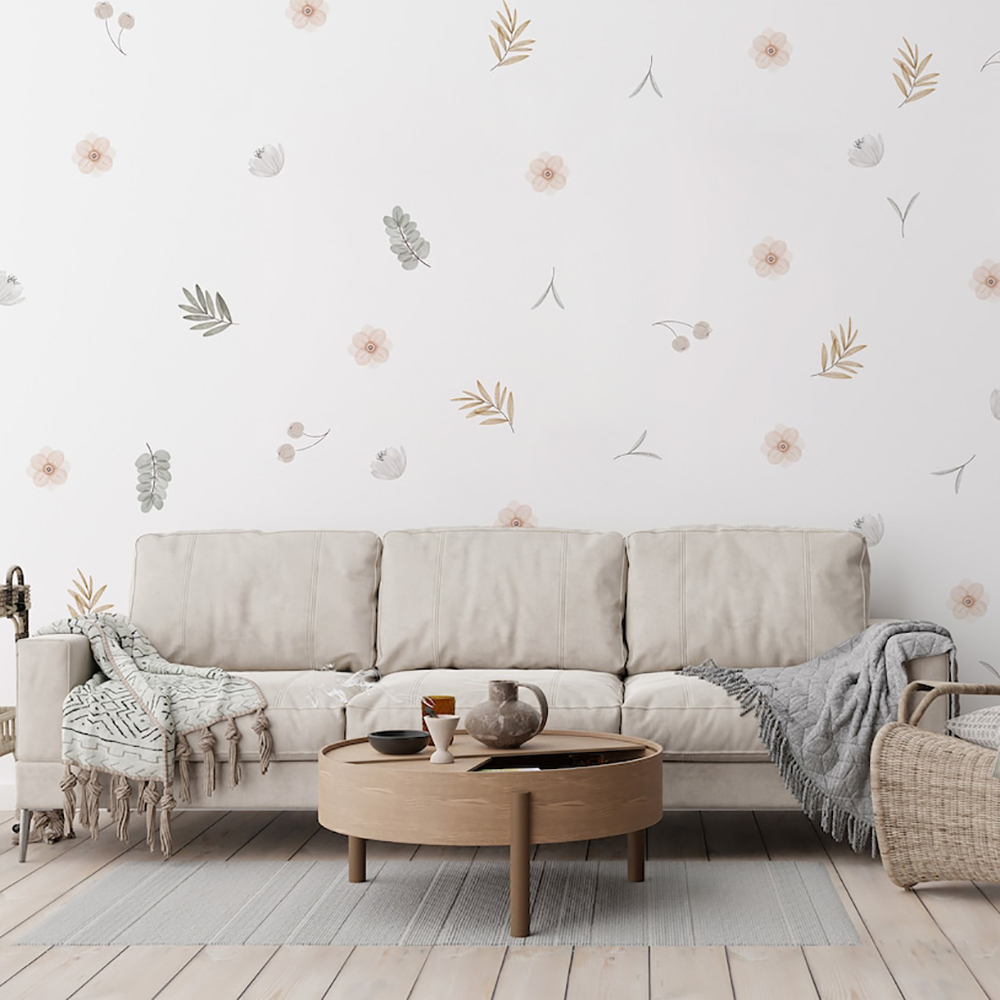 自由奔放に生きる葉植物 DIY ウォールステッカーアート壁画 - Baby Girl Nursery Quotes のレビューと価格