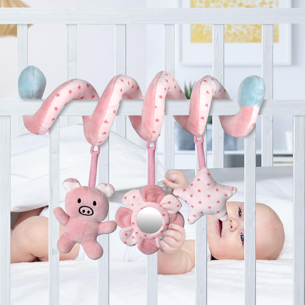 カーシート幼児ベビースパイラルアクティビティぶら下げおもちゃ - Baby Nursery Trolley のレビューと価格