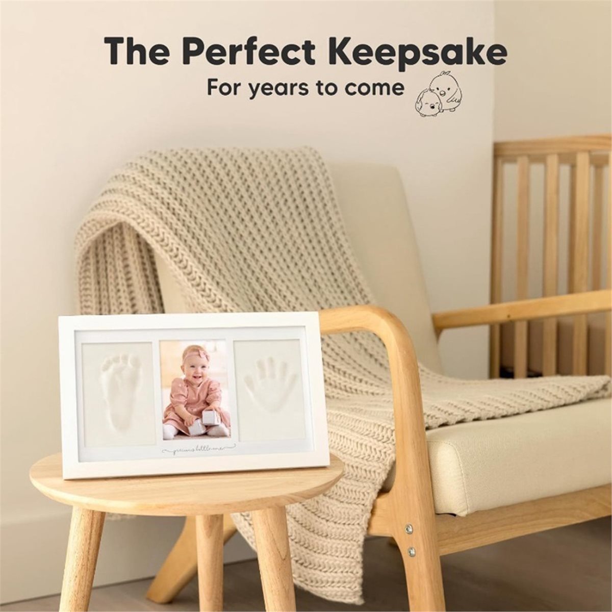 Y69A 赤ちゃんの手形・足形記念品キット - 保育園の装飾 - Baby Nursery Frames のレビューと価格