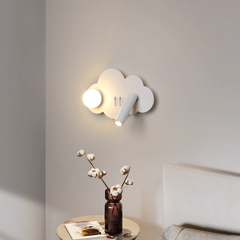 クラウドベッドルームウォールランプスイッチ付きリビングルーム - Baby Nursery Wall Lights のレビューと価格
