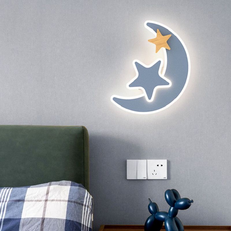 モダンでクリエイティブなLEDウォールランプ,漫画のキャラク - Baby Nursery Wall Lights のレビューと価格